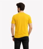 Mustard Round Neck T-Shirt - Image 3