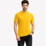 Mustard Round Neck T-Shirt